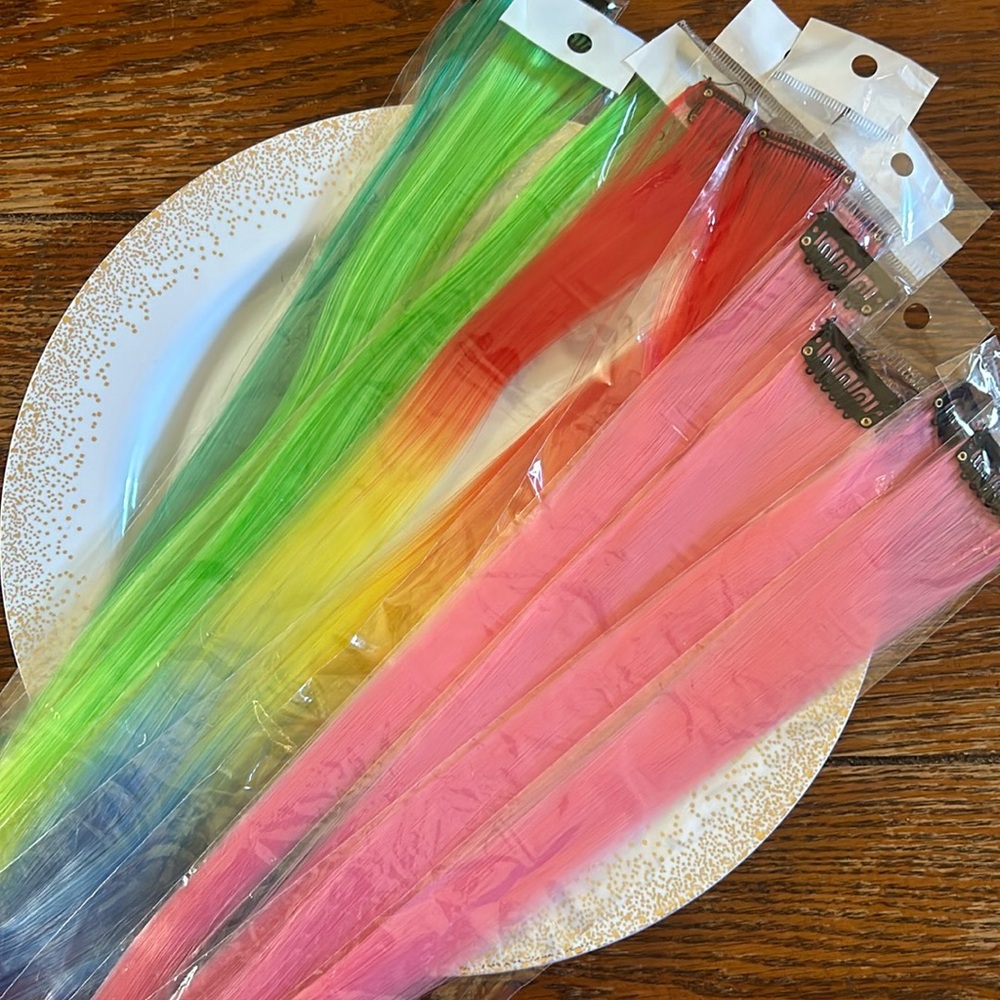 Multi Color Hair Extensions